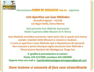 Bambini del Madagascar Tonga Soa - Aperitivo Deiva