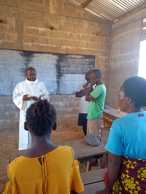 Benedizione per l'inizio dei lavori