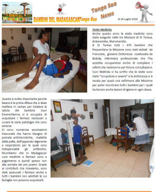 Tonga Soa News n.16 - Luglio 2016