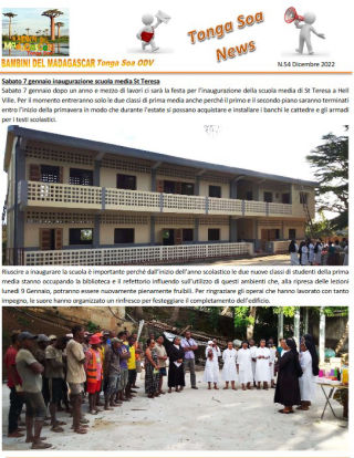 Tonga Soa News n.53 - Dicembre 2022