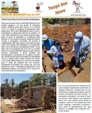 Tonga Soa News n.63 - Novembre 2024