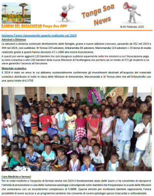 Tonga Soa News n.65 - Febbraio 2025