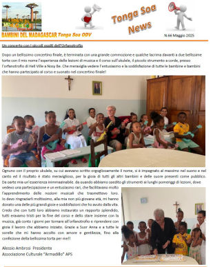 Tonga Soa News n.66 - Maggio 2025