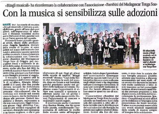 Bambini del Madagascar Tonga Soa - La Settimana di Saronno